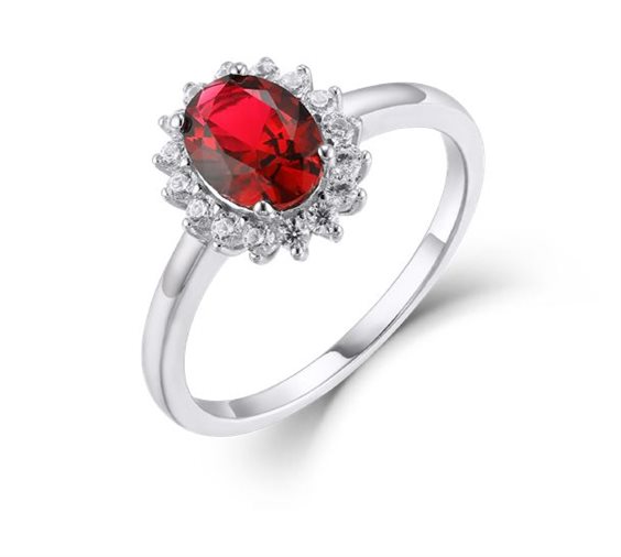 Anello Bluamante Donna in Argento Cubic Zirconia BAN385ZGR14 - BAN385ZGR14